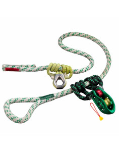 Prusik pour nœud autobloquant avec 2 boucles cousues  - ø10mm - OCEAN - TEUFELBERGER® 2
