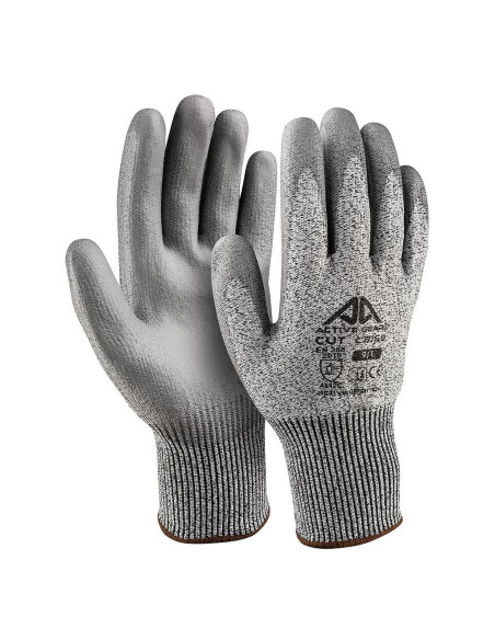 Gant anticoupure  (Jauge: 13) 4X43D enduit PU - ACTIVE CUT - ACTIVE GEAR®