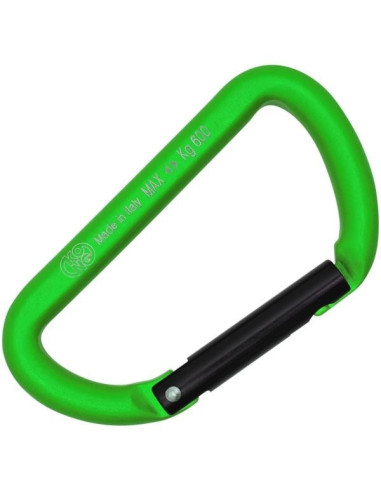 Mousqueton alu porte matériel sans verrouillage doigt droit 6kN - MINI D - KONG®