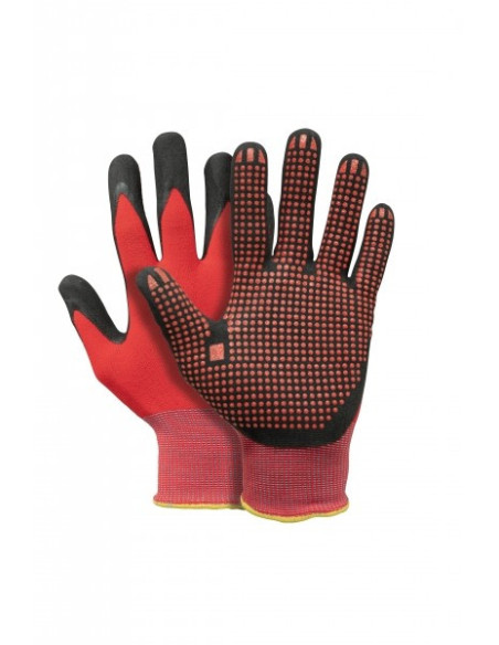 Gants synthétiques paume enduite nitrile avec picots - STRETCHFLEX FINE GRIP - PFANNER®
