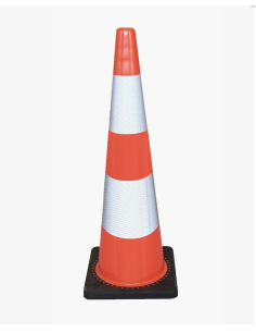 Cône de balisage classe2, lesté en caoutchouc - VISO® 2