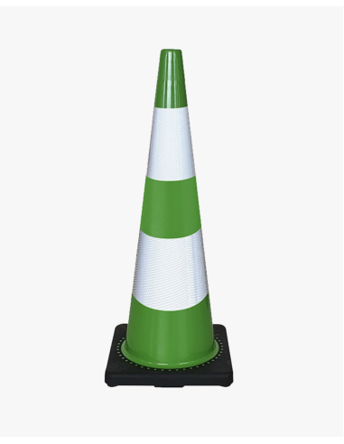 Cône de balisage classe2, lesté en caoutchouc - VISO®