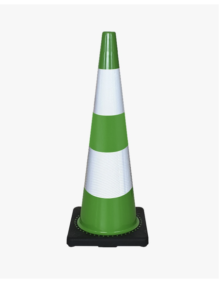 Cône de balisage classe2, lesté en caoutchouc - VISO®