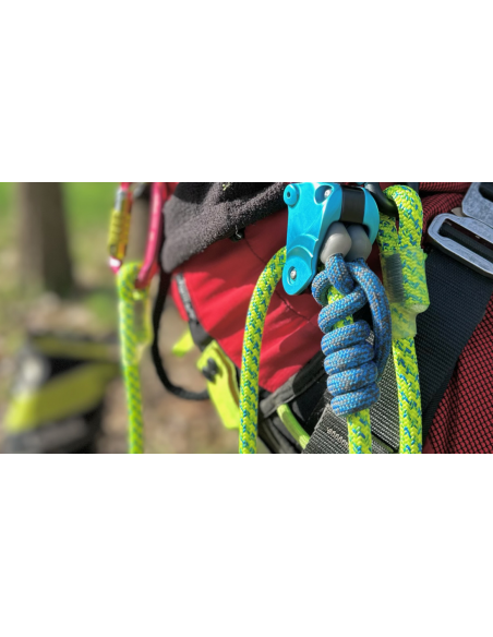 Longe de maintien au travail réglable (prusik, poulie, mousqueton et snapo) - FLEXBEE 2024 - COURANT®