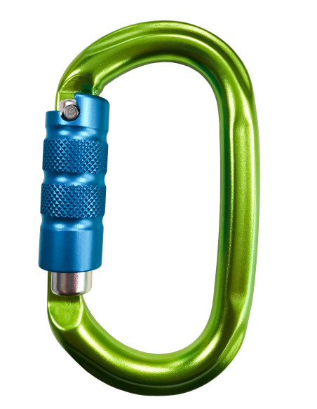 Mousqueton alu oval triple action - TRINUTS - L'ÉQUIPEUR® by CLIMBING TECHNOLOGY®