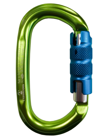 Mousqueton alu oval triple action - TRINUTS - L'ÉQUIPEUR® by CLIMBING TECHNOLOGY®