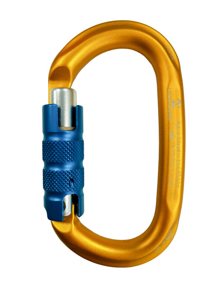 Mousqueton alu oval triple action - TRINUTS - L'ÉQUIPEUR® by CLIMBING TECHNOLOGY®