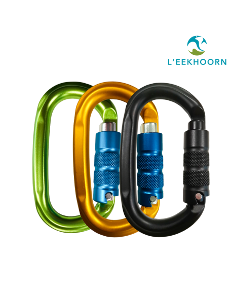 Mousqueton alu oval triple action - TRINUTS - L'ÉQUIPEUR® by CLIMBING TECHNOLOGY®