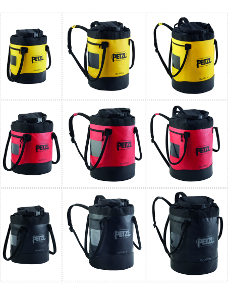 Sac de transport étanche (à dos ou porté) - BUCKET - PETZL®