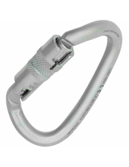 Mousqueton acier double action vrillé - OVALONE DNA - KONG®