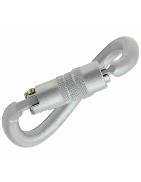Mousqueton acier double action vrillé - OVALONE DNA - KONG®
