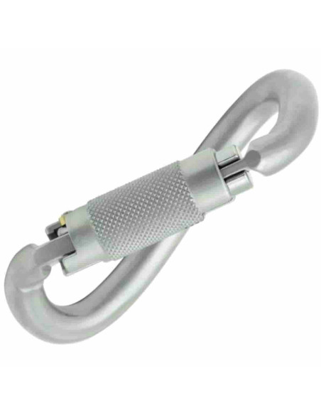 Mousqueton acier triple action vrillé - OVALONE DNA AUTOBLOCK - KONG®