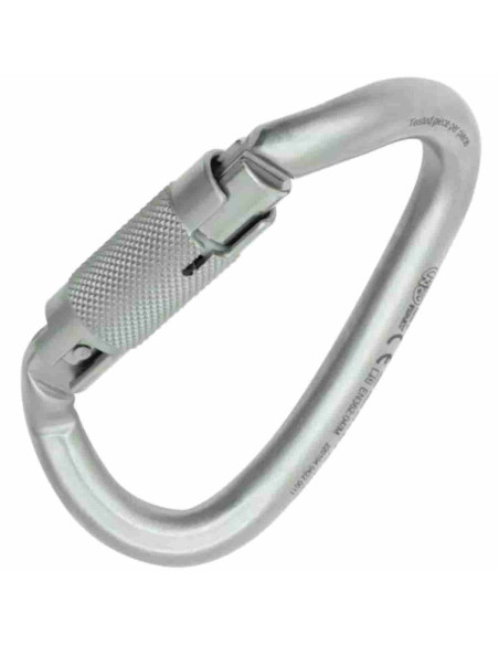 Mousqueton acier triple action vrillé - OVALONE DNA AUTOBLOCK - KONG®