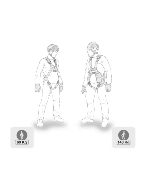 Longe double élastiquée 150 cm avec absorbeur, mousqueton Bm'D et MGO acier version INT - ABSORBICA-Y FLEX MGO - PETZL®