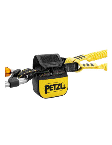Longe double 80 cm avec absorbeur, mousqueton Bm'D et MGO acier version INT - ABSORBICA-Y MGO - PETZL®