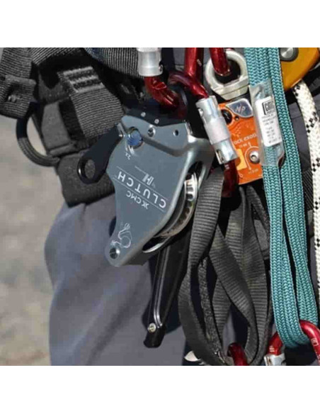 Descendeur avec poulie-bloqueur intégrée - ø11mm - CLUTCH - HARKEN®