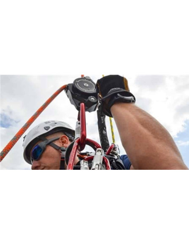 Descendeur avec poulie-bloqueur intégrée - ø11mm - CLUTCH - HARKEN®