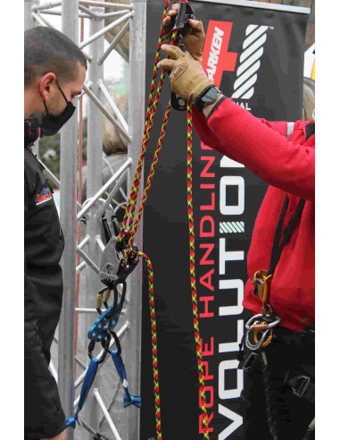 Descendeur avec poulie-bloqueur intégrée - ø11mm - CLUTCH - HARKEN®