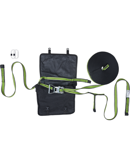 Ligne de vie temporaire horizontale en sangle pour 2 utilisateurs, 2/20m - ECO LINE - KRATOS SAFETY®
