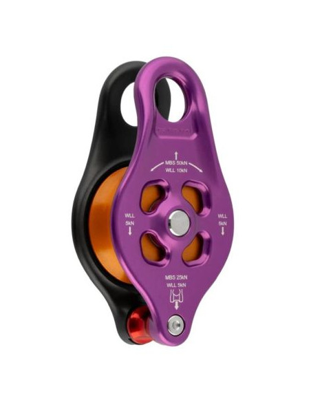 Poulie simple RàB à flasques fixes avec ancrage sur roulement à bille - PINTO RIG 2 - DMM®