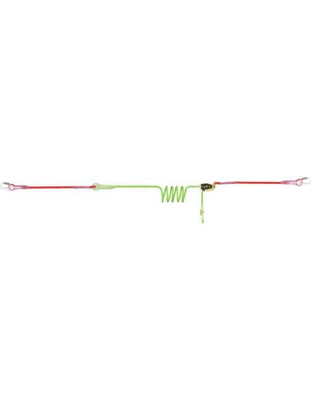 Ligne de vie temporaire horizontale pour 2 utilisateurs, lg. maxi 14 m, pour conteneur iso - POST LINE - KRATOS SAFETY®