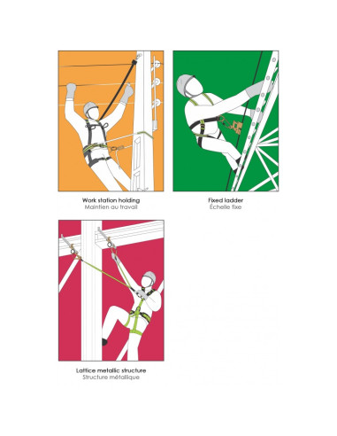 Ensemble perche télescopique - KRATOS SAFETY®