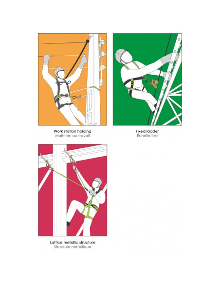 Ensemble perche télescopique - KRATOS SAFETY®