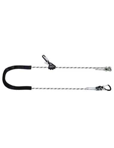 Longe de maintien au travail, corde tressée...