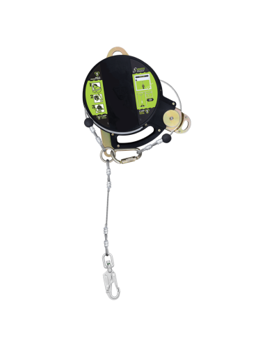 Antichute à rappel automatique à double câble...