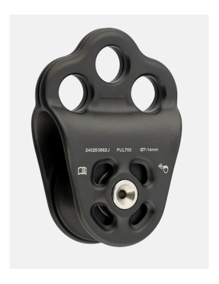 Poulie simple à flasques mobiles avec trois trous de connexion - TRIPLE ATTACHMENT 2 - DMM®