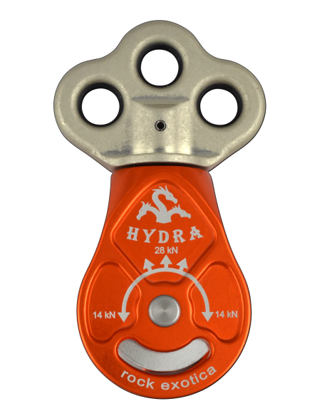 Poulie triple ancrage - HYDRA - ROCKEXOTICA®