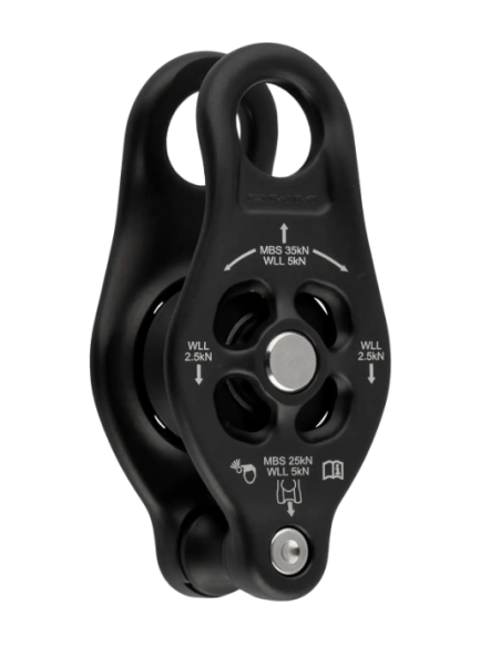 Poulie simple à flasques fixes avec ancrage - PINTO 2 - DMM®