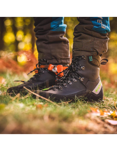 Chaussures de protection scie à chaine Classe 2...