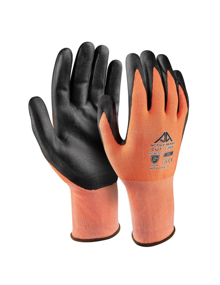 Gant anti-coupure ultra fin (Jauge: 18) 4X42B enduit nitrile - ACTIVE CUT - ACTIVE GEAR®