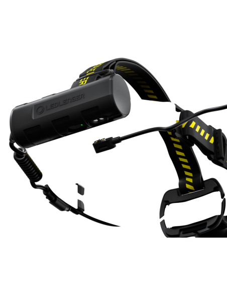 Lampe frontale - rechargeable - 600 lumen (Boost 1000 lumen) - IP67 - focus - lumière naturelle - H7R Work - LEDLENSER®
