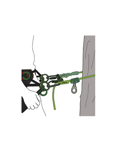 Longe de maintien au travail réglable - ø11,5mm...