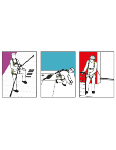 Antichute à rappel automatique avec mousqueton...