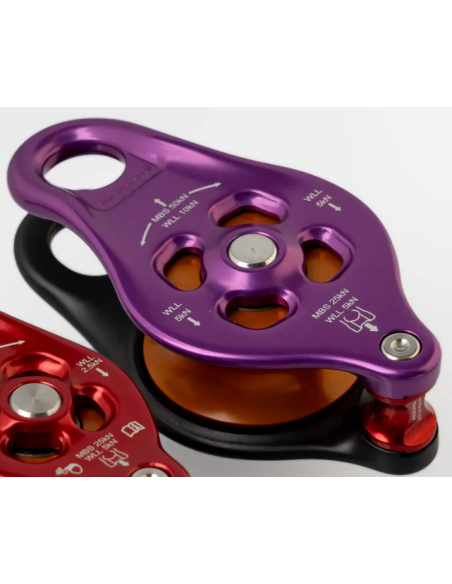 Poulie simple RàB à flasques fixes avec ancrage sur roulement à bille - PINTO RIG 2 - DMM®