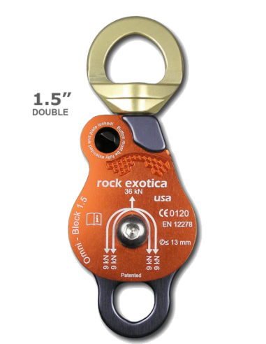 Poulie double RàB à flasque ouvrante avec...