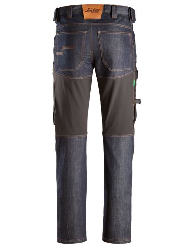 Pantalon de travail en denim - FLEXIWORK - SNICKERS WORKWEAR®