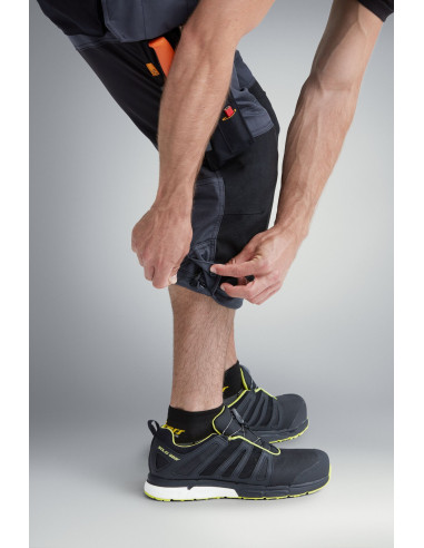 Pantacourt en stretch avec poches holster -...