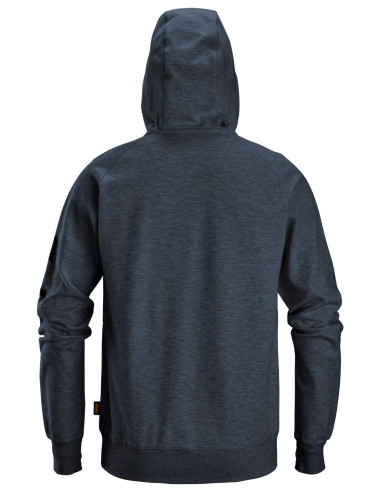 Sweat-shirt à capuche avec logo et fermeture à...