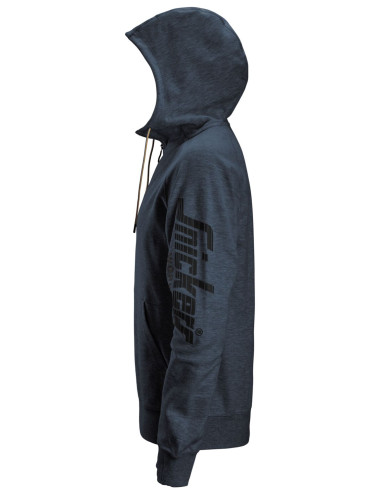 Sweat-shirt à capuche avec logo et fermeture à...