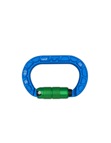 Mousqueton alu ovale triple action compact -...