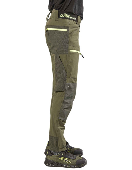 Pantalon de travail stretch en tissu - HORIZON - U POWER®