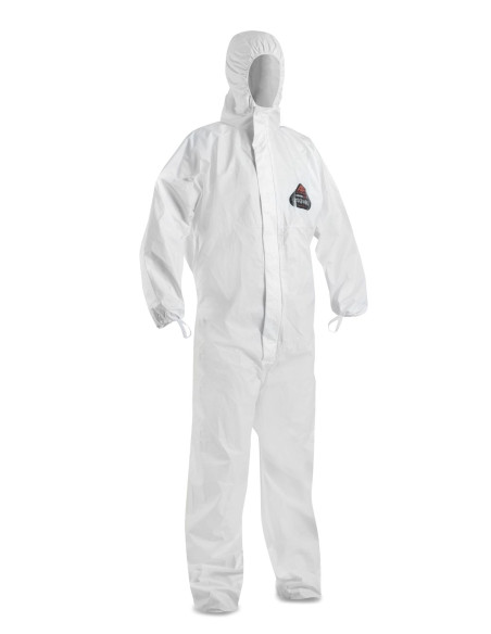 Combinaison jetable chimique et respirante avec capuche 65gr/m2 Cat. III Type 5 & 6 - ACTIVE COVER X570 - ACTIVE GEAR®