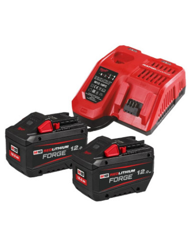 Pack chargeur + 2 Batteries M18™ 12.0 Ah FORGE™...