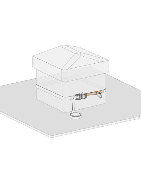 Sangle d'ancrage réglable - LAN'O - NEOFEU®