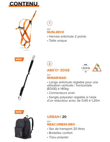 Kit Eco Nacelle Antichute - NEOFEU®