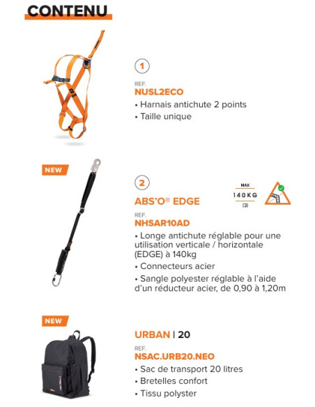Kit Eco Nacelle Antichute - NEOFEU®